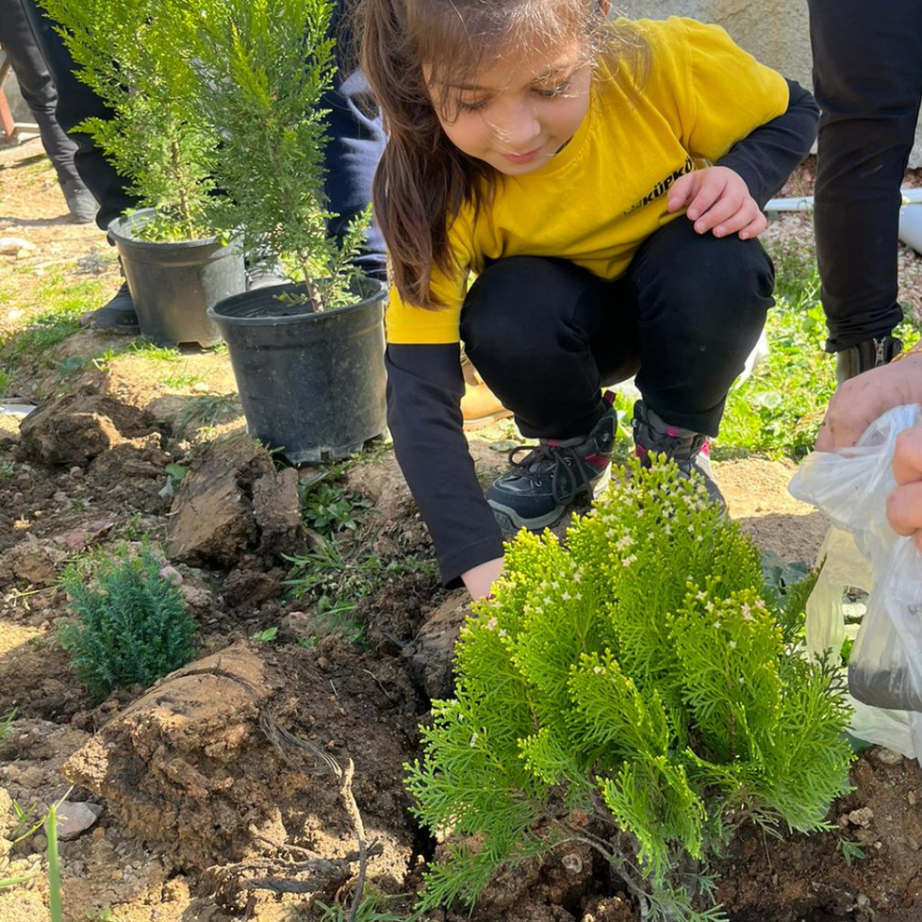 Orman Haftası'nda öğrencilerimiz doğanın kalbinde tohumu ve fidanı toprakla buluşturuyor.